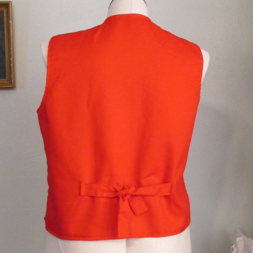 Vintage Colonel Tapestry Reversible Vest View 5
